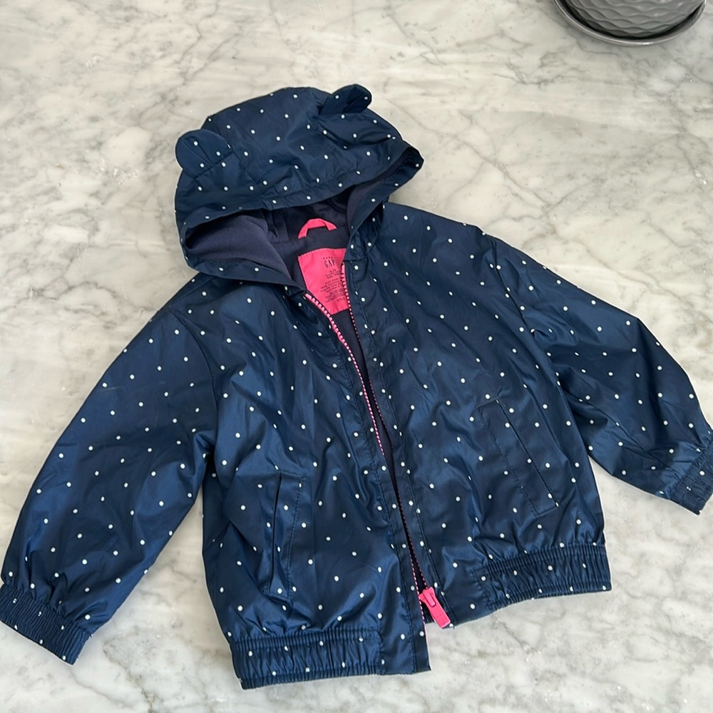 Gap 18-24m hooded lightweight jacket
